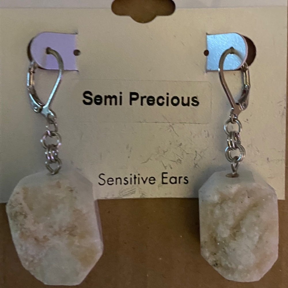 Kohls Semi Precious Stone sensitive ears Earrings